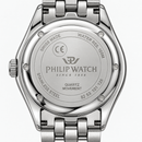 Orologio Philip Watch Day-Date — Acciaio 36 mm — Quarzo, quadrante blu con datario giorno e data — NOS  - 8253101125
