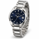Orologio Philip Watch Solo tempo con data da donna, quadrante blu soleil al quarzo, 35mm — NOS - 8253300045