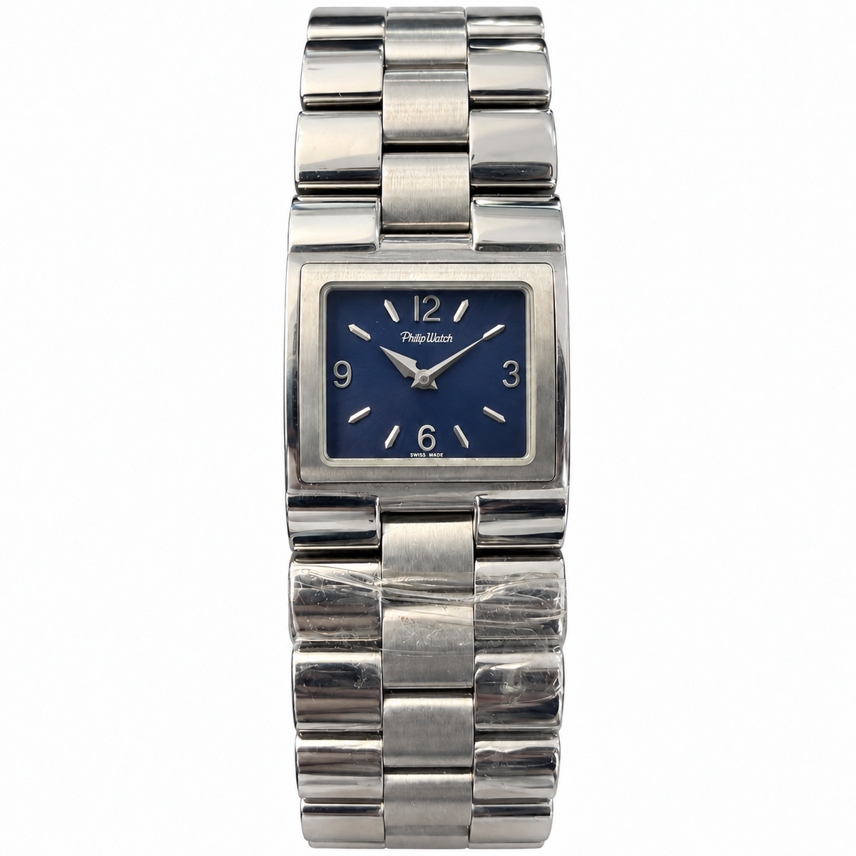 Orologio Philip Watch Donna — quadrante nero, 21mm e cassa quadrata — Quarzo, solo tempo — NOS - 8253650545