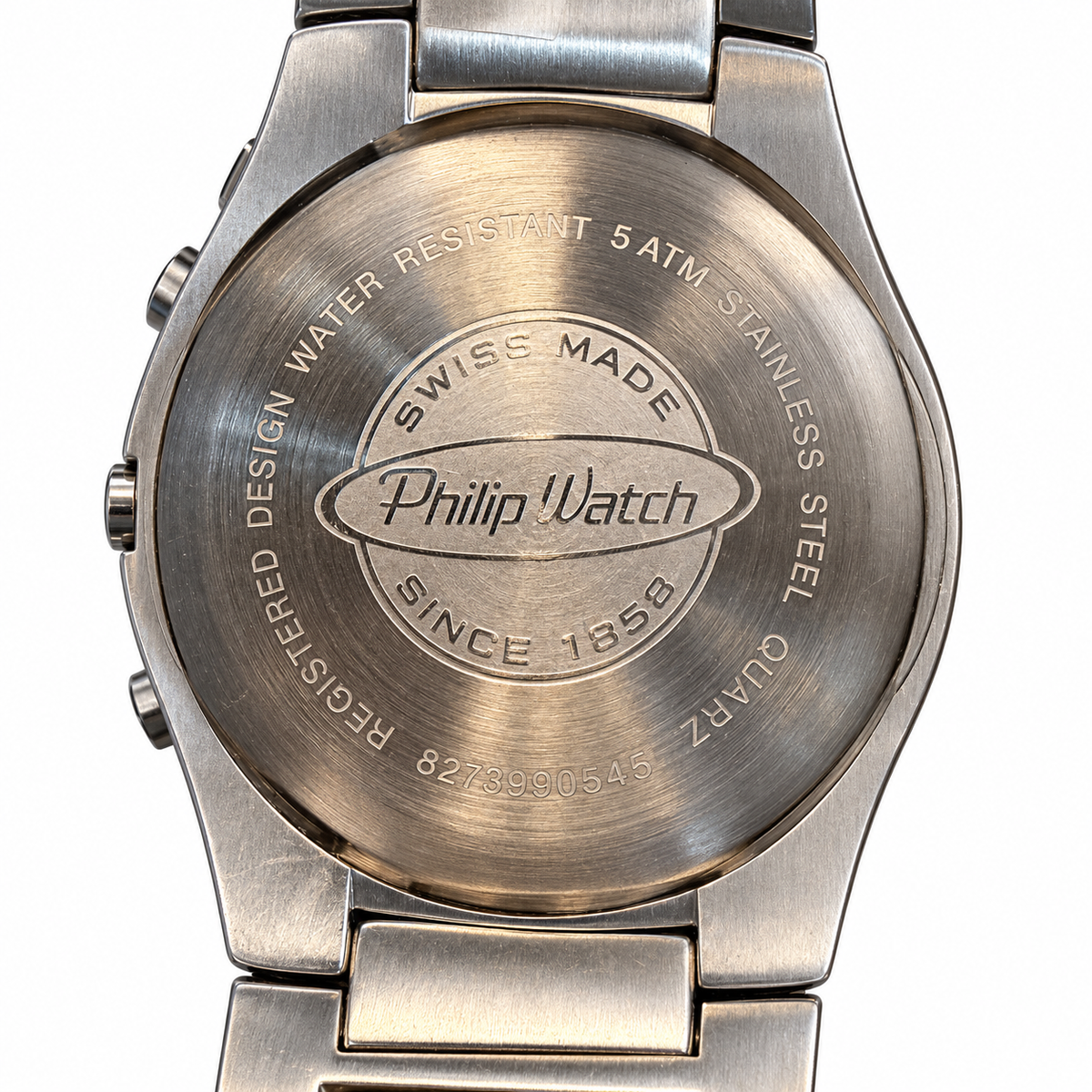Orologio Philip Watch IXOS Donna — Acciaio 30 mm — Cronografo al quarzo quadrante blu — NOS - 8273990545