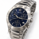 Orologio Philip Watch IXOS Donna — Acciaio 30 mm — Cronografo al quarzo quadrante blu — NOS - 8273990545