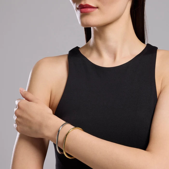 Kidult Bracciale rigido in acciaio dorato - 831037