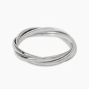 Kidult Bracciale tubogas intrecciato in acciaio argentato Style 13 - 831081