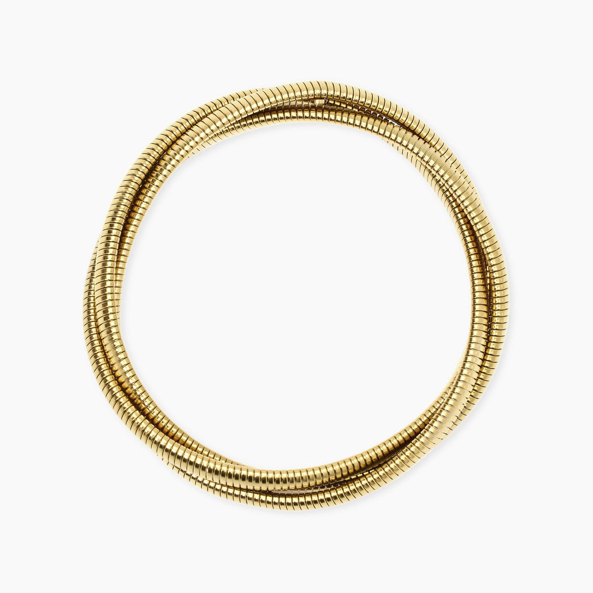 Kidult Gold-Tone Braided Tubogas Bracelet, Style 13 - 831082