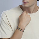 Kidult Bracciale da Uomo Bracciale in acciaio con pietre multicolor - 831141