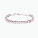Kidult Bracciale tennis cuore con zirconi rosa, Style 60 - 831155