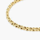 Kidult Bracciale uomo in acciaio dorato con catena fancy, Style 35 - 831158