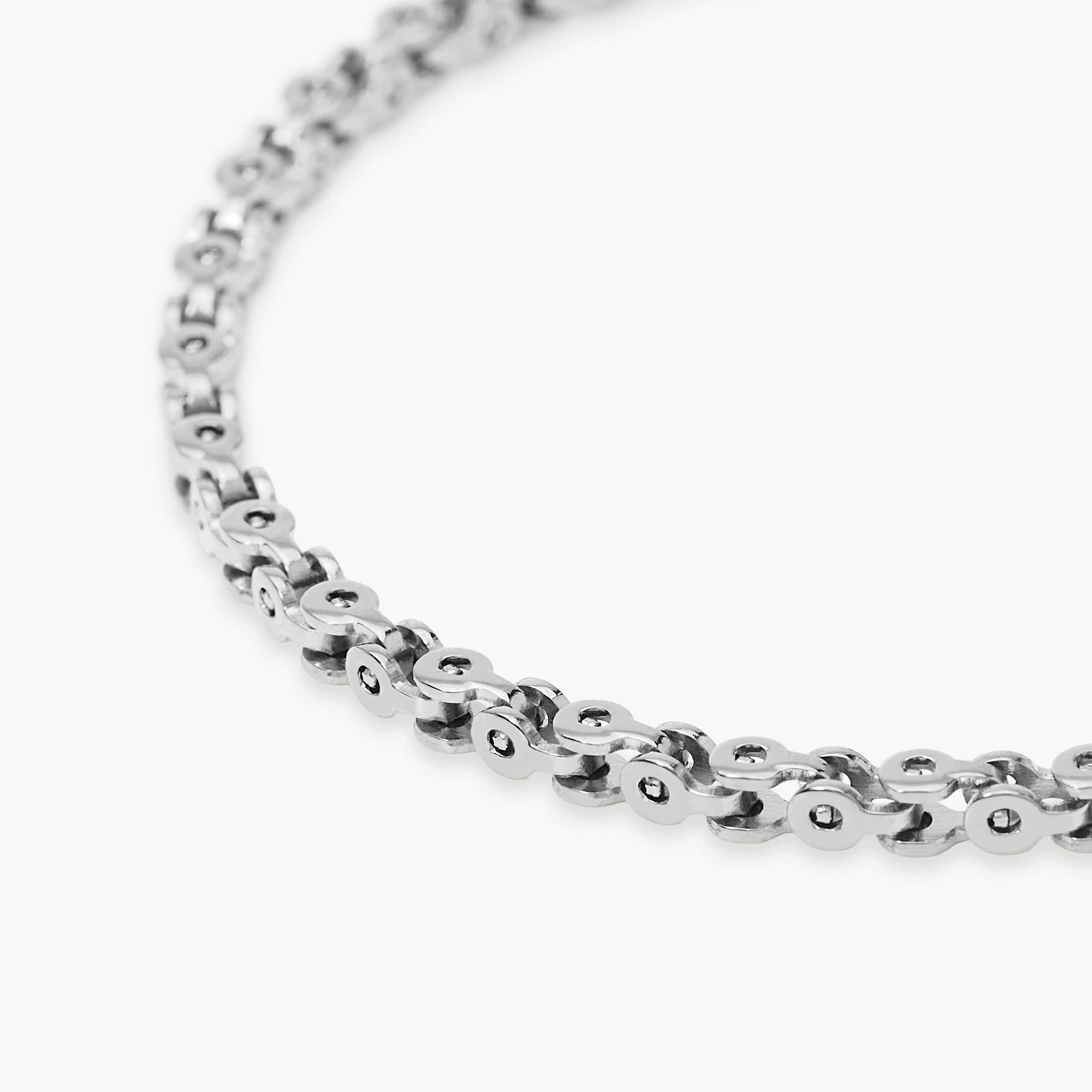 Kidult Bracciale uomo in acciaio con catena fancy, Style 35 - 831159