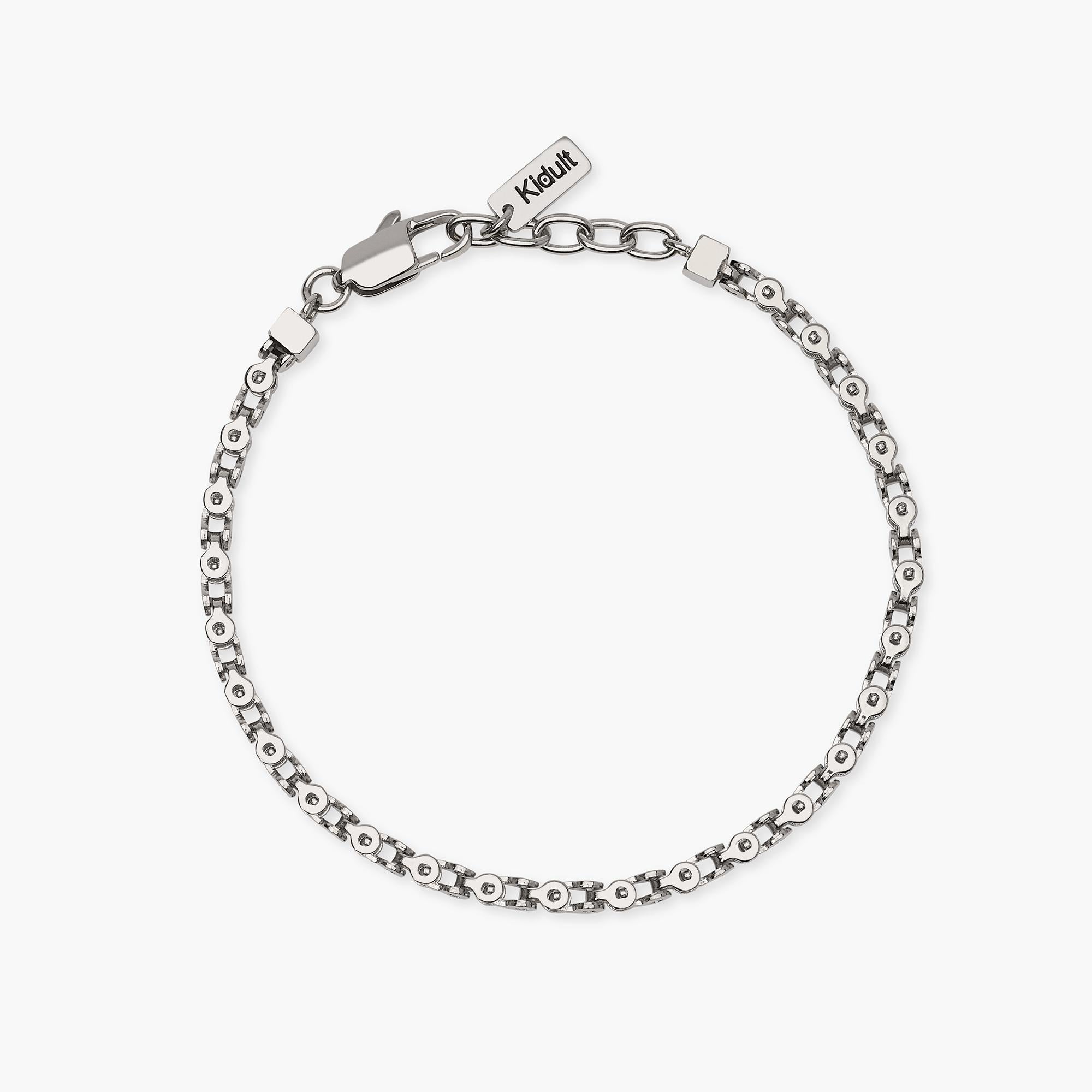 Kidult Bracciale uomo in acciaio con catena fancy, Style 35 - 831159