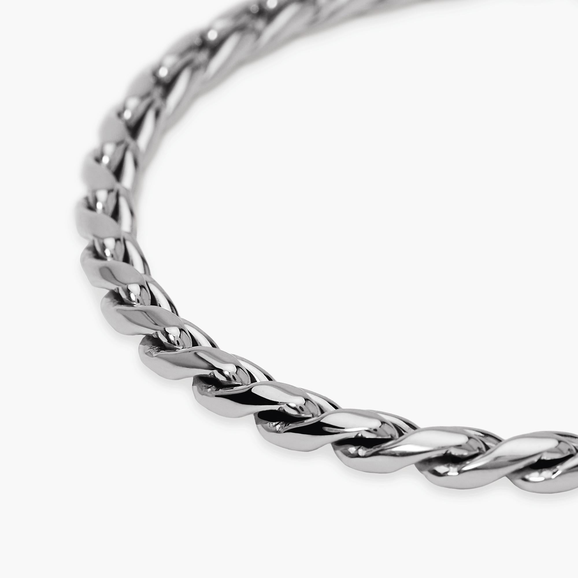 Kidult Bracciale uomo in acciaio con catena cardano, Style 34 - 831160