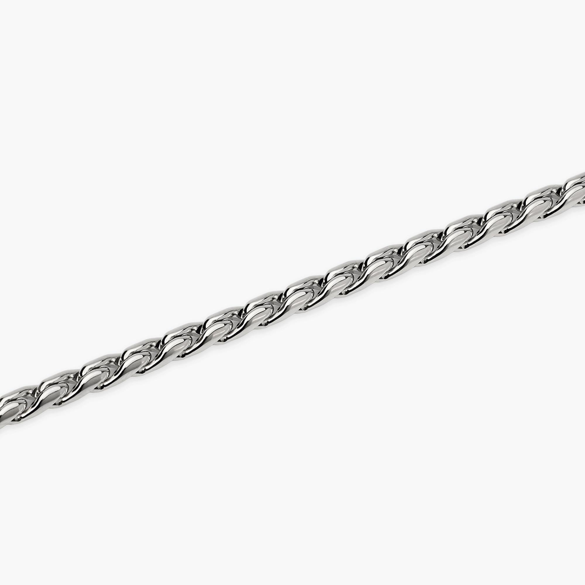 Kidult Bracciale uomo in acciaio con catena cardano, Style 34 - 831160