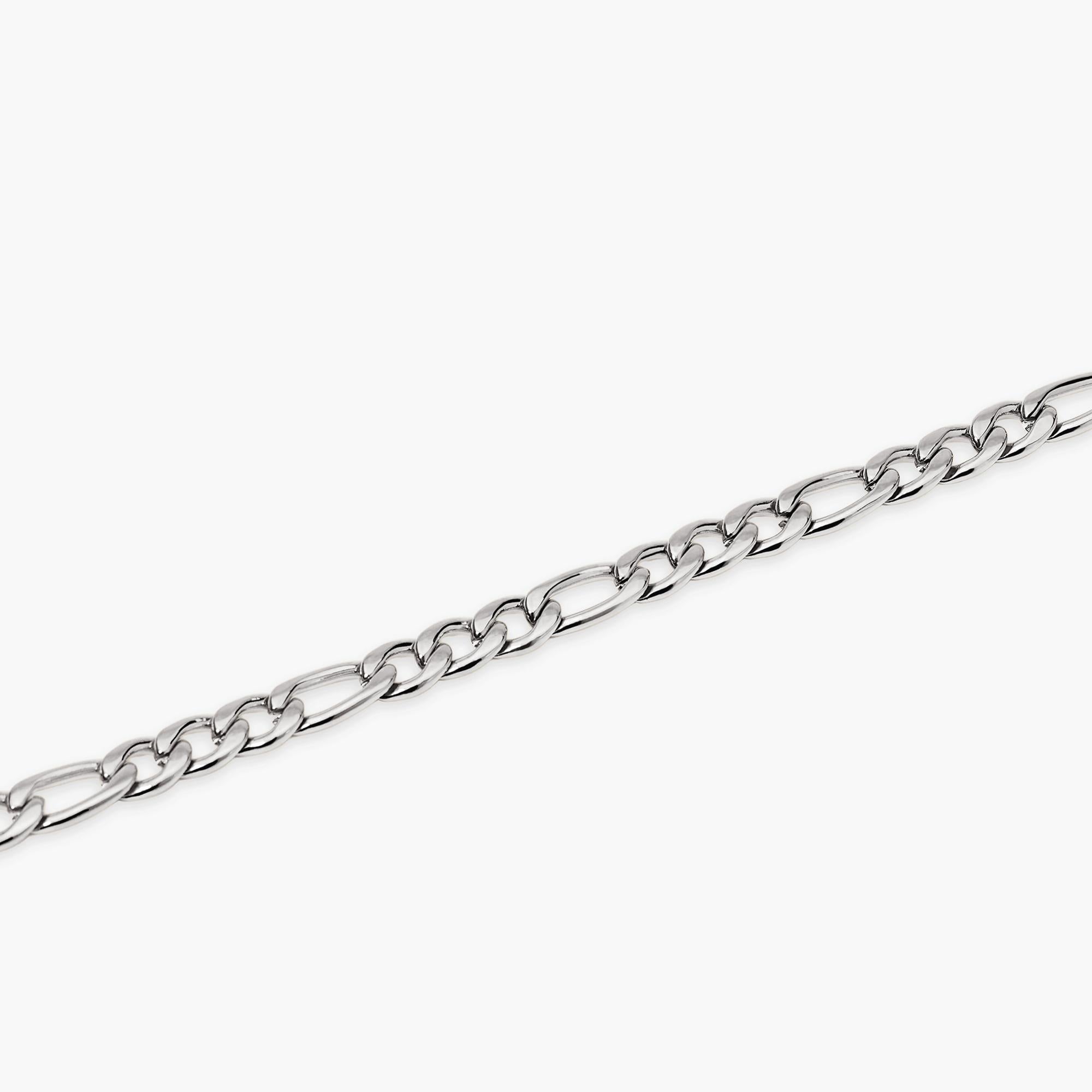 Kidult Bracciale uomo in acciaio con catena figaro, Style 36 - 831161