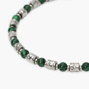 Kidult Bracciale uomo in acciaio e malachite sintetica, Style 38 - 831163
