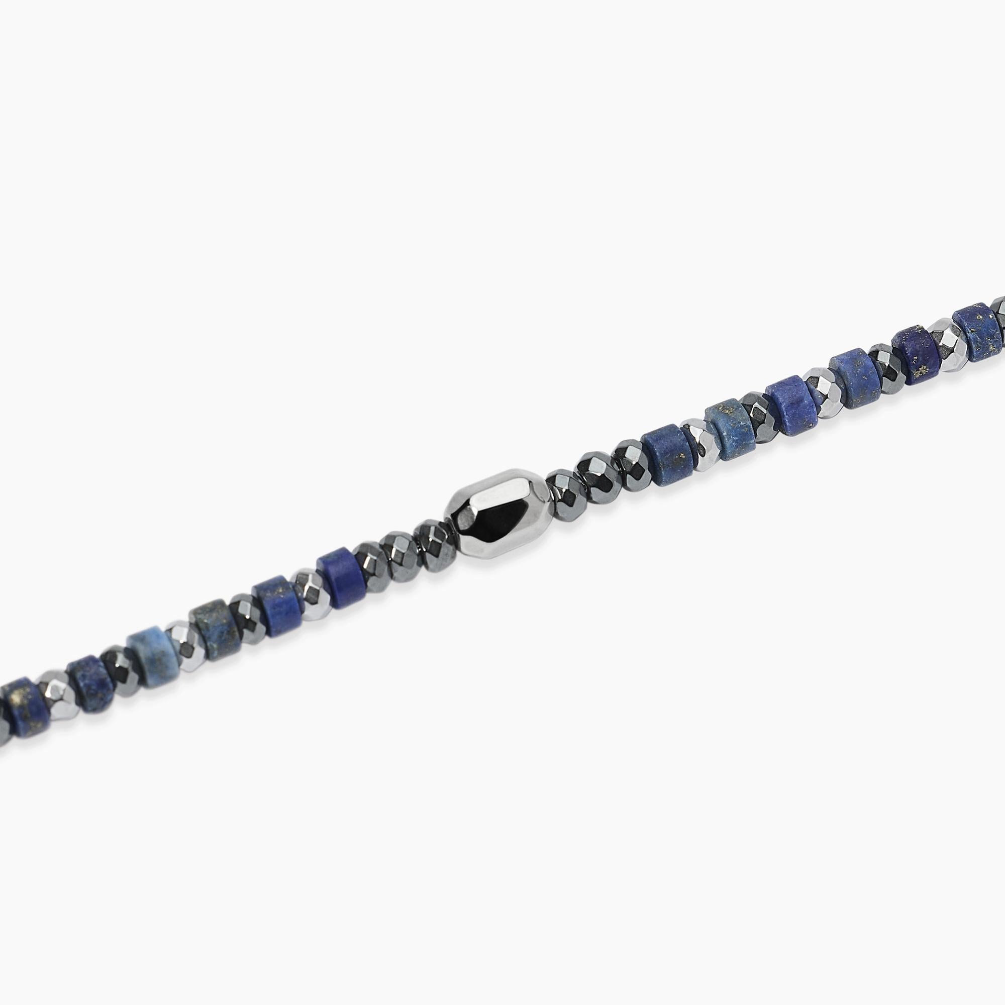 Kidult Bracciale da uomo regolabile con ematite e lapis Style 40 - 831210