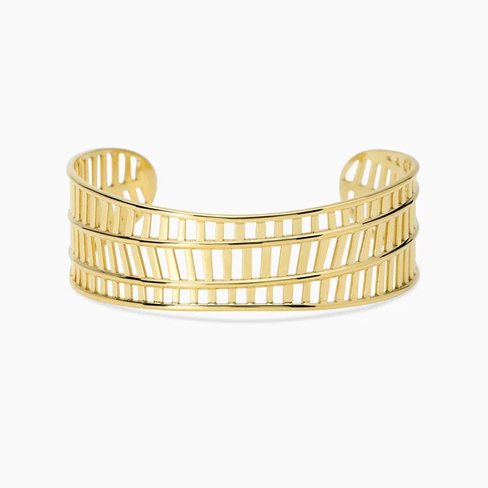 Kidult Bracciale cuff in acciaio dorato - 831218