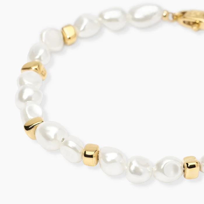 Kidult Bracciale dorato con perle conchiglia - 831230