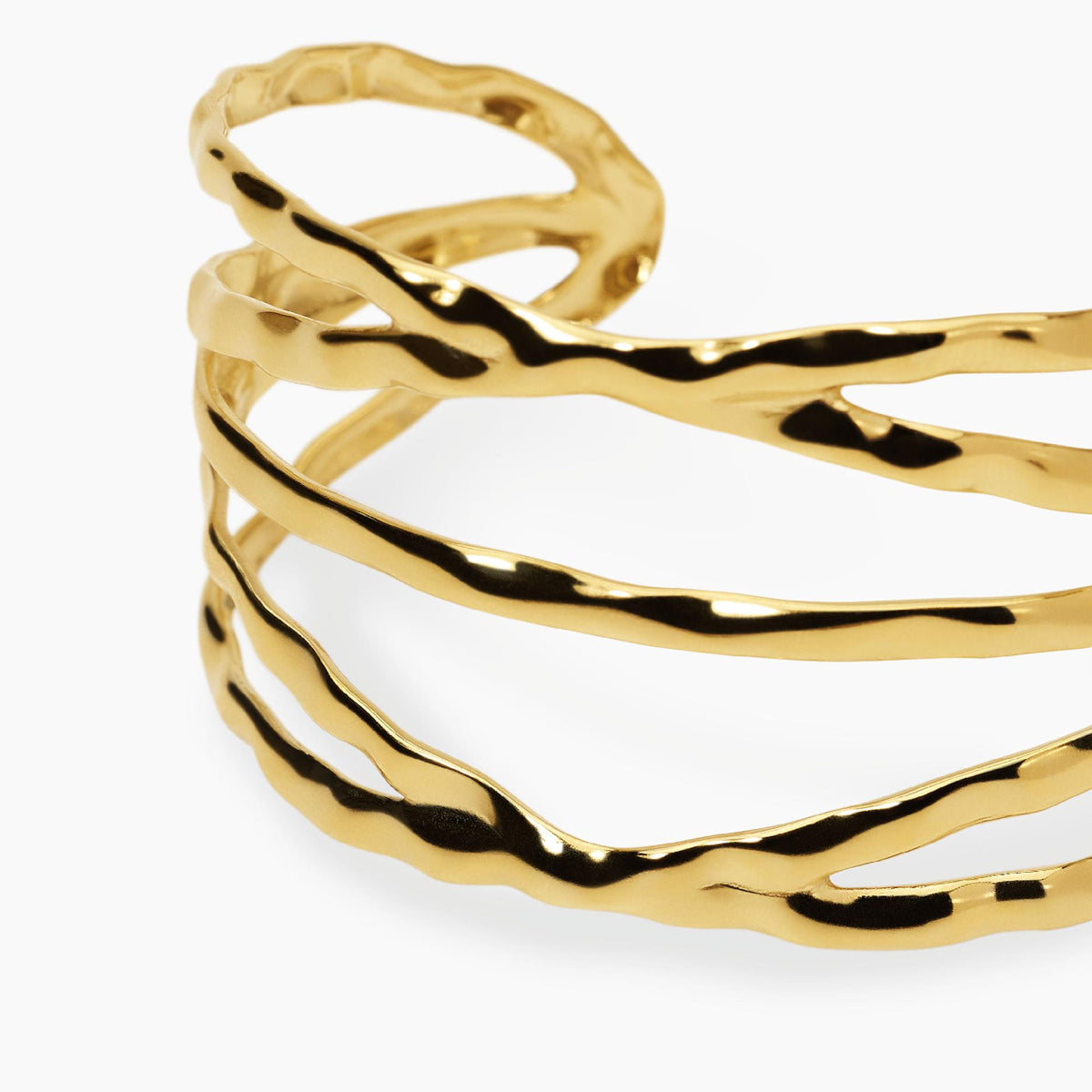 Kidult Bracciale cuff in acciaio dorato - 831250
