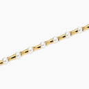 Kidult Bracciale dorato con elementi bambù e perle - 831262