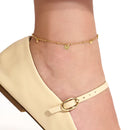 Kidult Cavigliera con charm dorati martellati - 831267