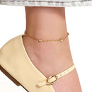 Kidult Cavigliera in acciaio dorato con cuori - 831268