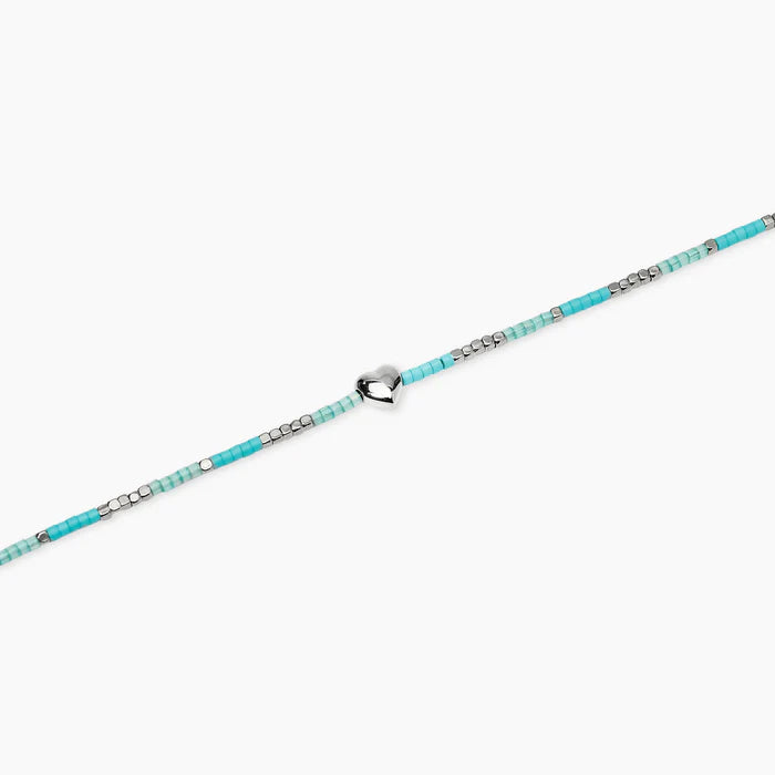 Kidult Cavigliera azzurra con cuore - 831276