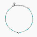 Kidult Cavigliera azzurra con cuore - 831276