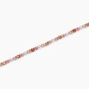 Kidult Cavigliera con perle conchiglia e pietre rosa - 831279