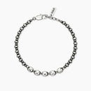 Kidult Bracciale da uomo in acciaio con ematite e catena marina - 831283