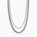 Kidult Girocollo con tennis di cristalli, Style 02 - 851014