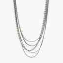 Kidult Girocollo acciaio da donna con catene multiple - 851022