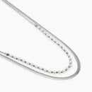 Kidult Girocollo acciaio da donna Girocollo con perle conchiglia - 851040