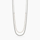 Kidult Girocollo acciaio da donna Girocollo con perle conchiglia - 851040