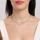 Kidult Girocollo con catene e quadrifoglio, Style 30 - 851050