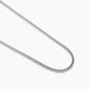 Kidult Collana da Uomo con catena franco in acciaio, Style 04 - 851074