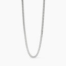 Kidult Collana da Uomo con catena franco in acciaio, Style 04 - 851074