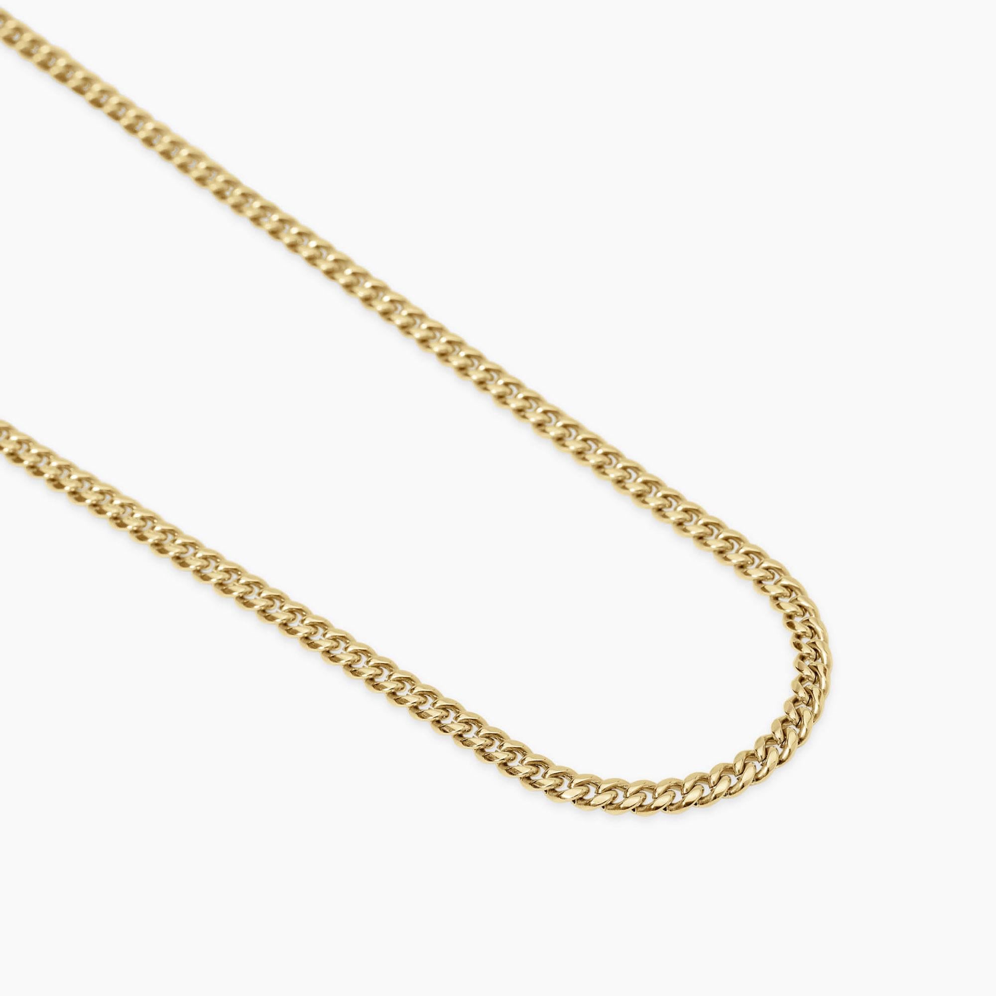Kidult Collana da Uomo dorata con catena groumette, Style 04 - 851083