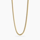 Kidult Collana da Uomo dorata con catena snake, Style 09 - 851086