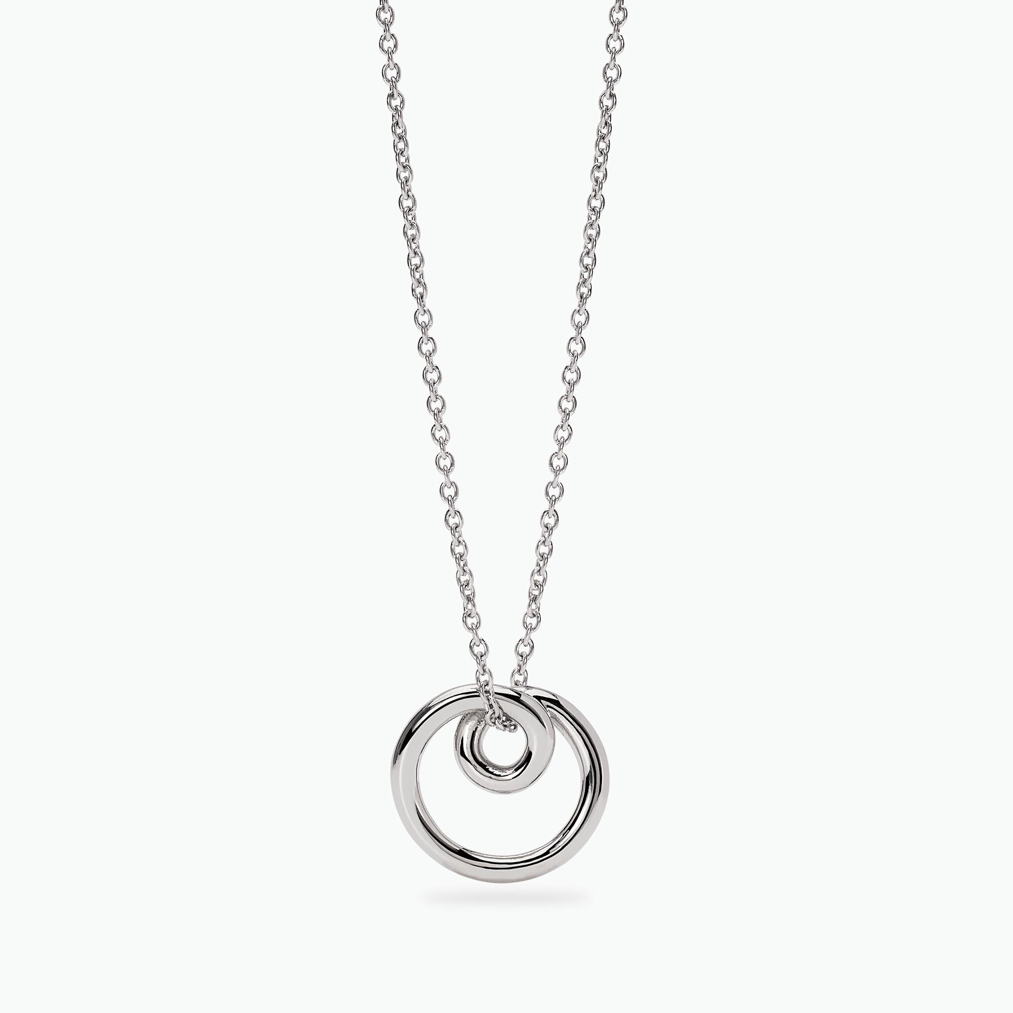 Kidult Collana girocollo donna con spirale in acciaio argentato, Style 58 - 851091