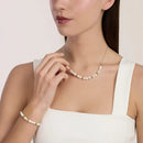 Kidult Girocollo dorato con perle conchiglia - 851127