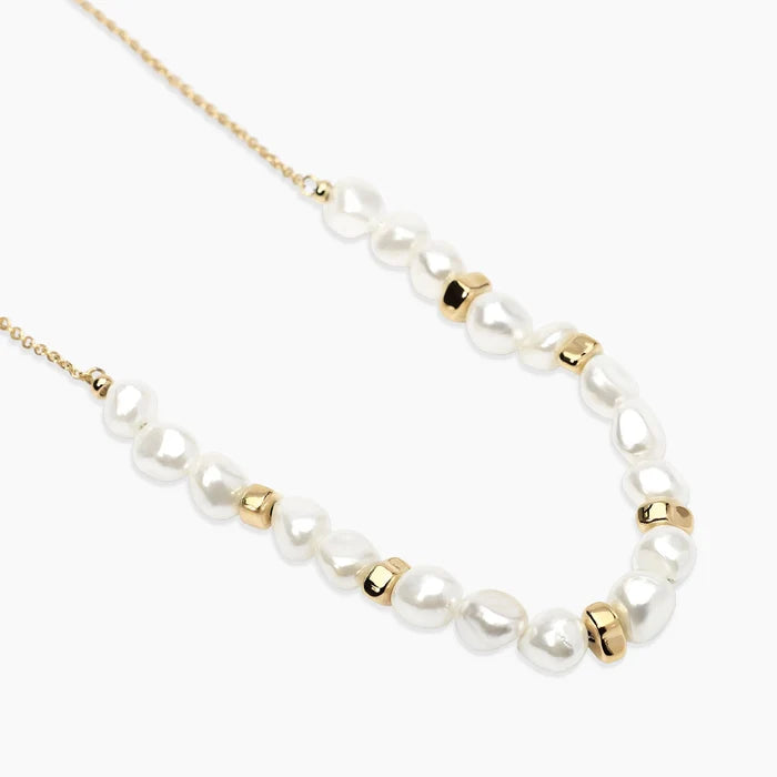 Kidult Girocollo dorato con perle conchiglia - 851127