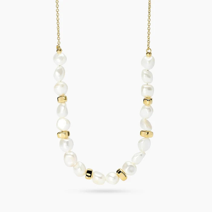 Kidult Girocollo dorato con perle conchiglia - 851127