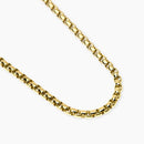 Kidult Collana uomo con catena veneta in acciaio dorato - 851152
