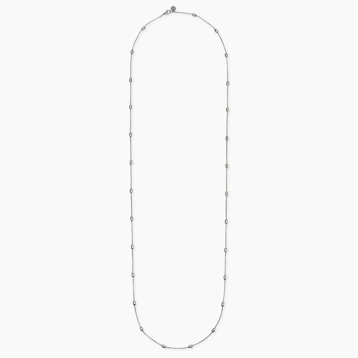 Kidult Collana in acciaio con catene snake ed elementi ovali - 851193