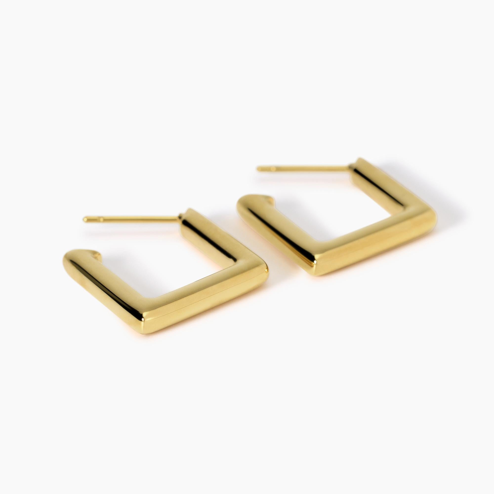 Kidult Orecchini a rombo in acciaio dorato Style 09 - 861045