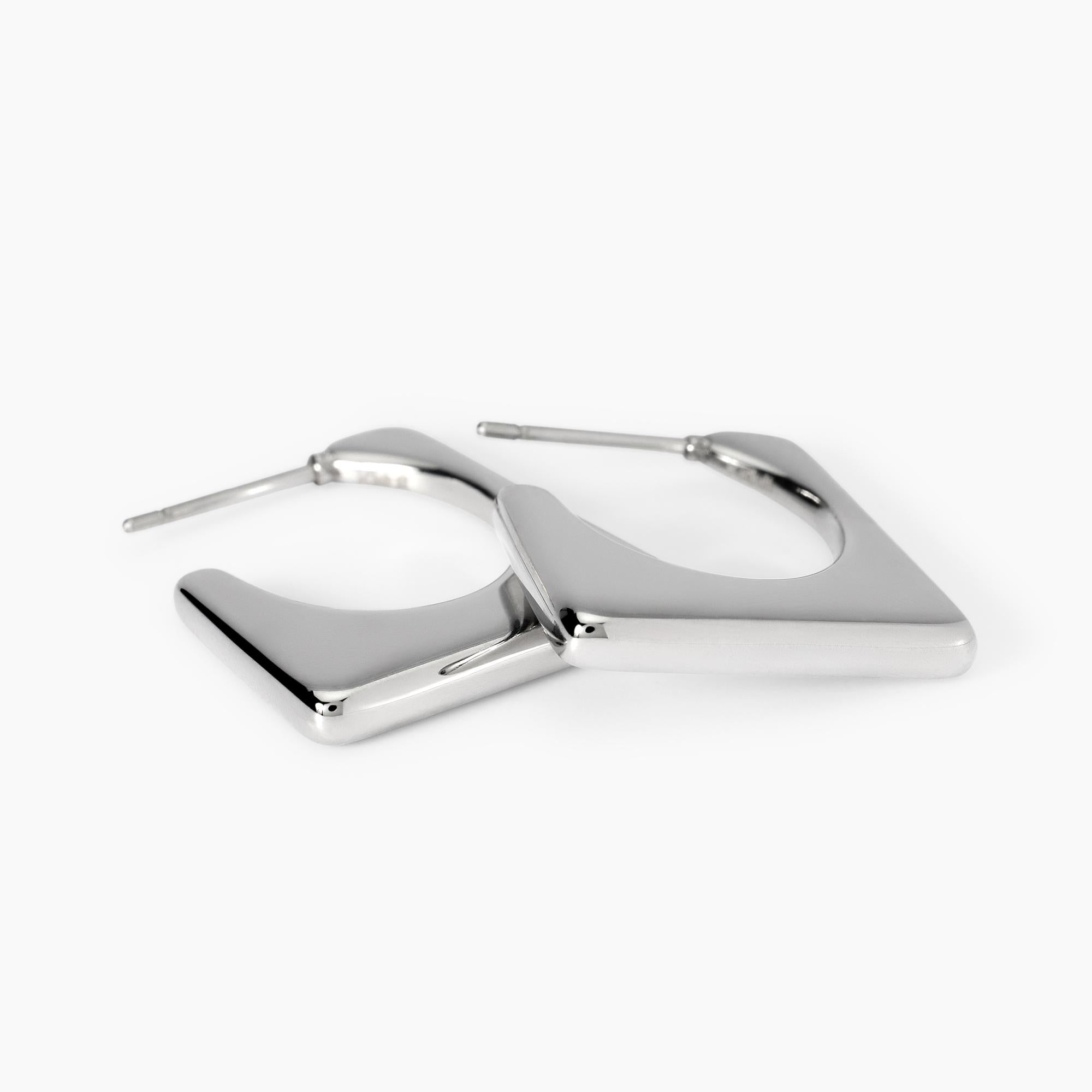 Kidult Orecchini a lobo in acciaio, Style 09 - 861048