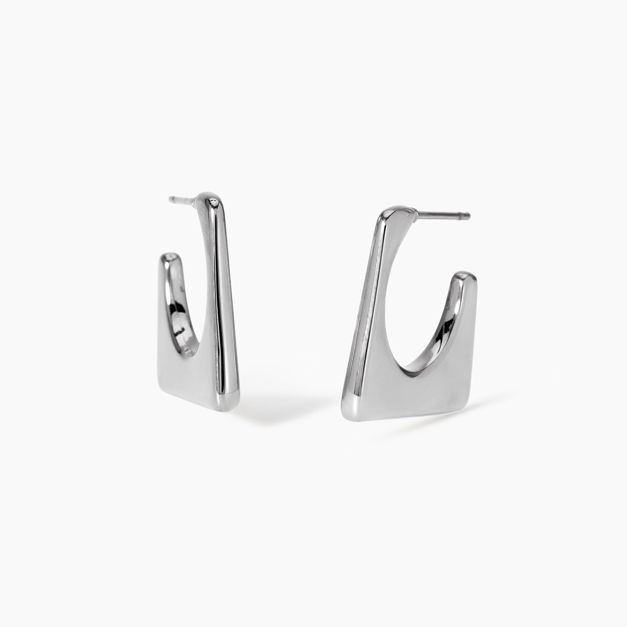 Kidult Orecchini a lobo in acciaio, Style 09 - 861048