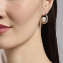 Kidult Orecchini semicerchio con perle conchiglia, Style 09 - 861052