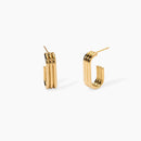 Kidult Orecchini in acciaio dorato, Style 09 - 861077