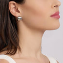 Kidult Orecchini semicerchio martellati, Style 09 - 861083