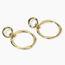 Kidult Orecchini dorati con pendenti circolari, Style 24 - 861088